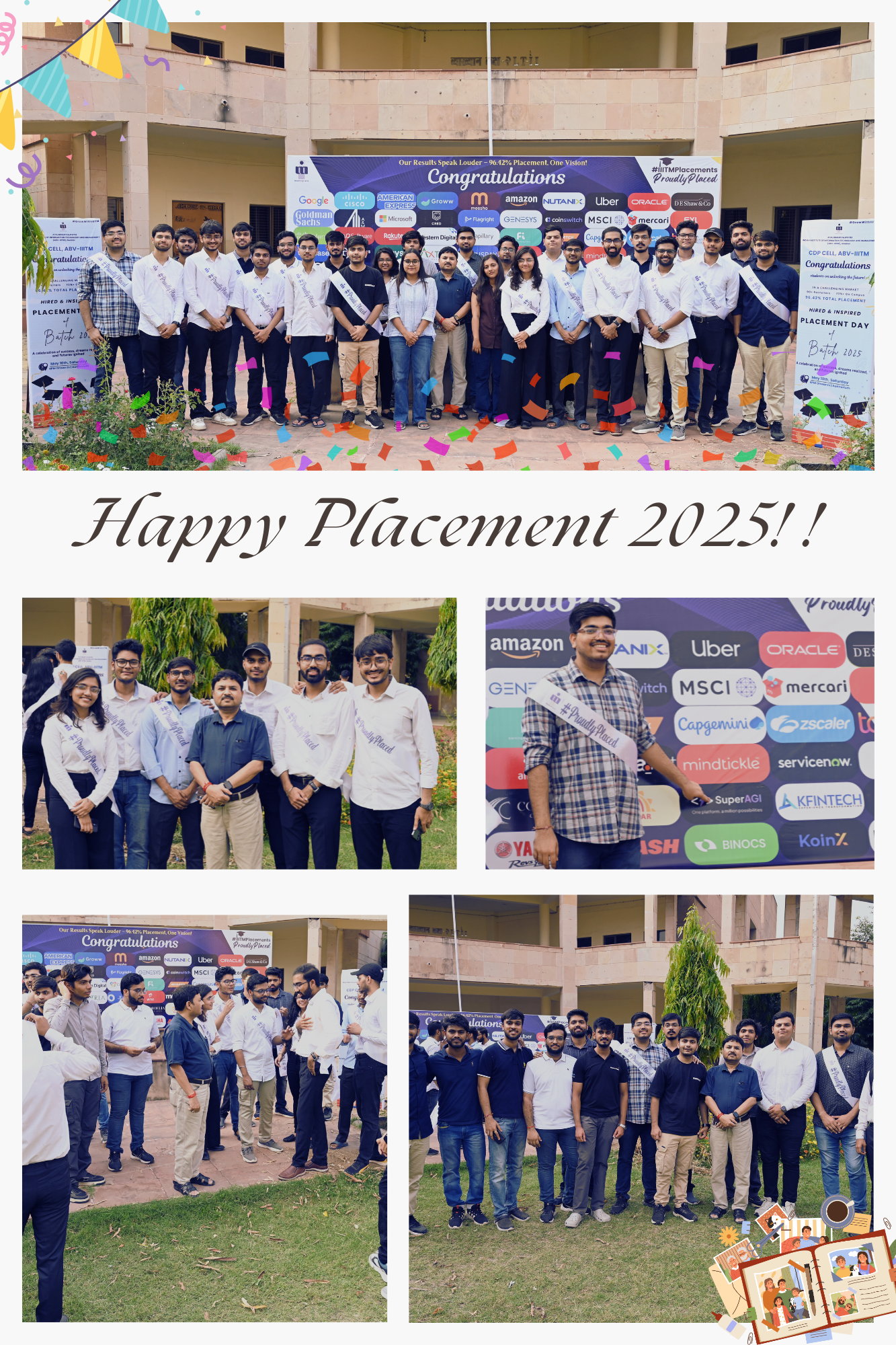 Placement Celebration Collage